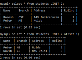 MySQL LIMIT